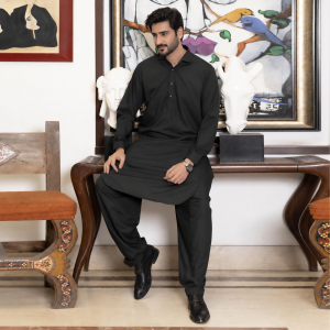 Black Shalwar Kameez