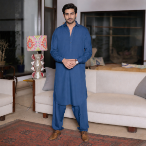 Blue Shalwar Kameez