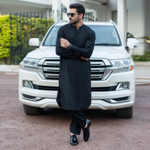 Dark Teal Shalwar Kameez