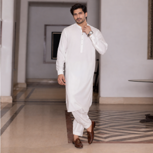 Off-White Shalwar Kameez