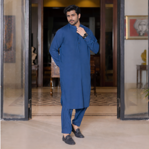 Royal Blue Shalwar Kameez